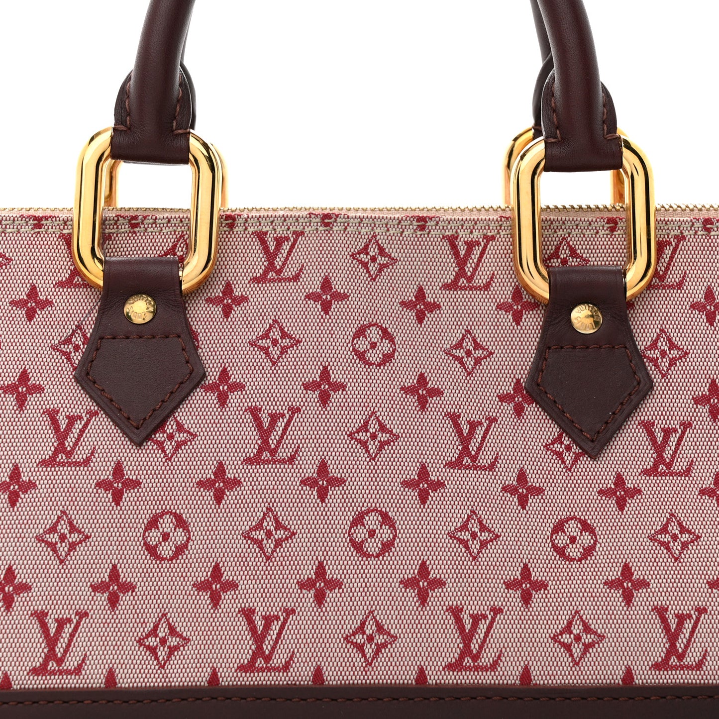 Mini Monogram Alma Long Cherry