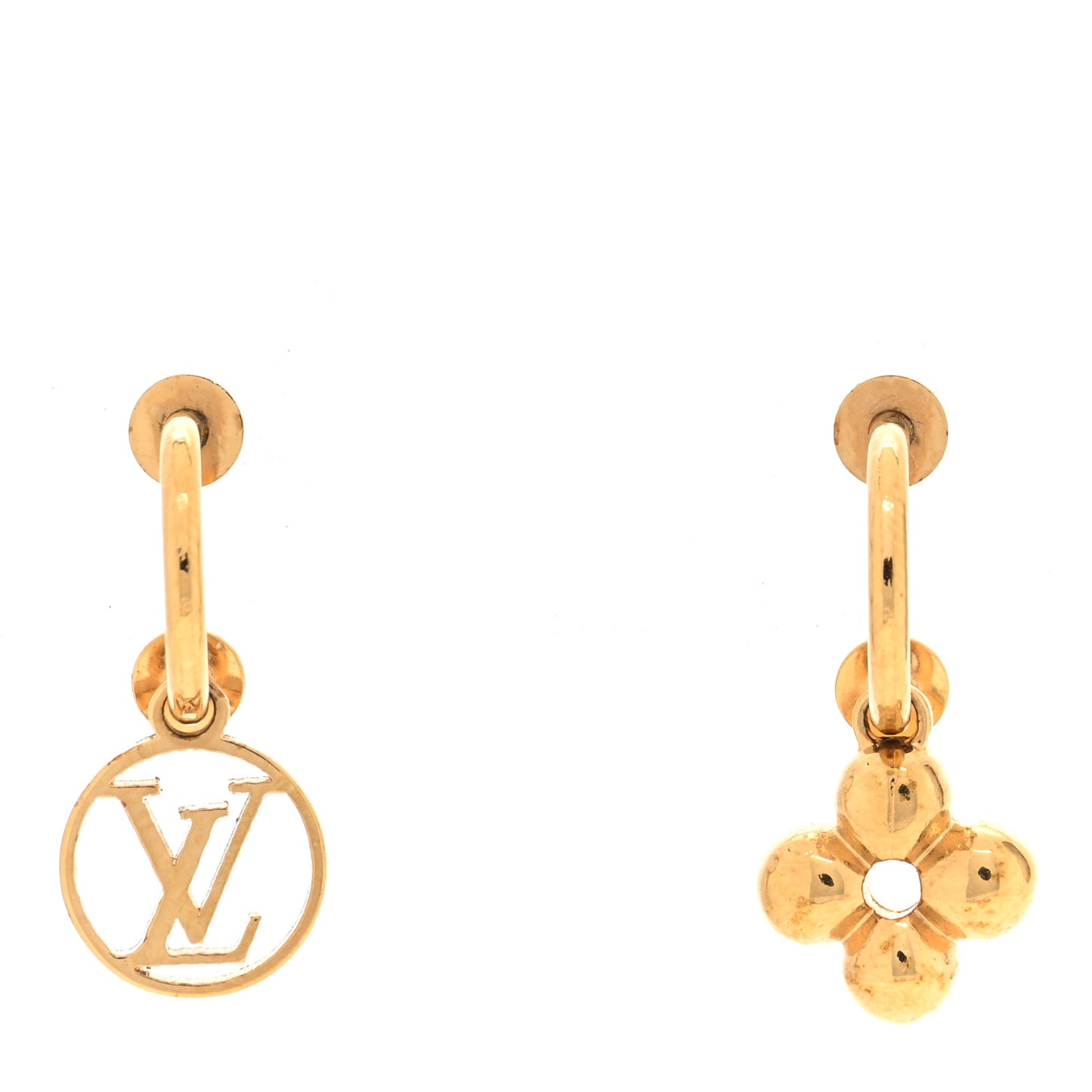 Brass Blooming Earrings Gold