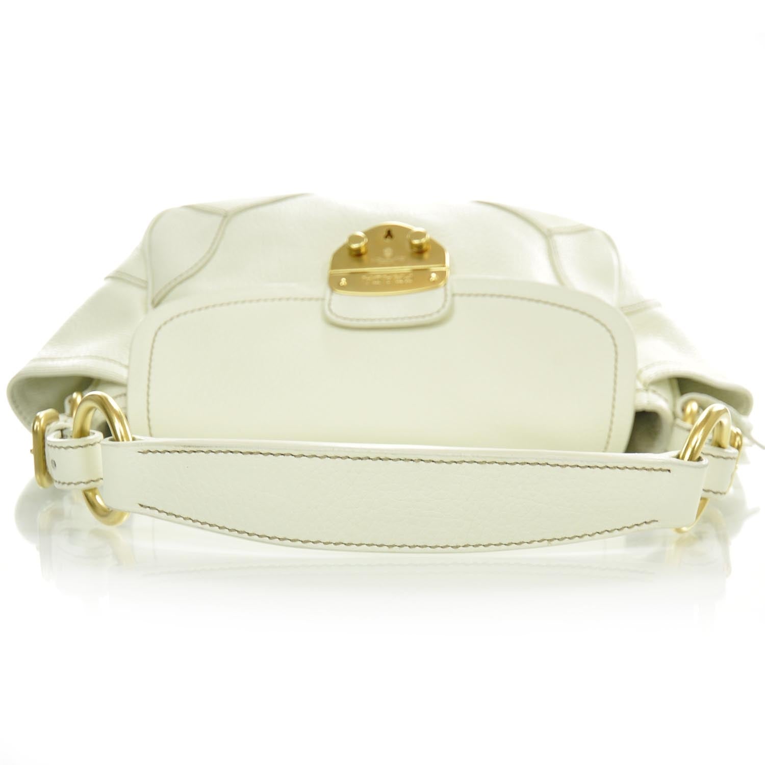 Prada Vitello Daino Pushlock Flap Shoulder Bag 5 of 9