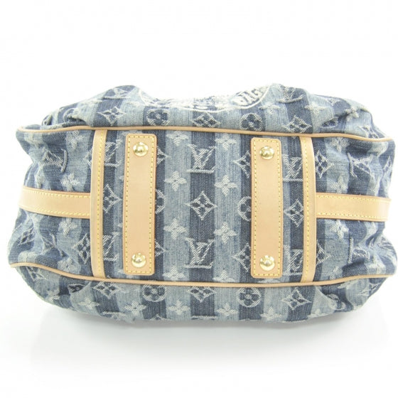 Denim Raye Porte Epaule MM