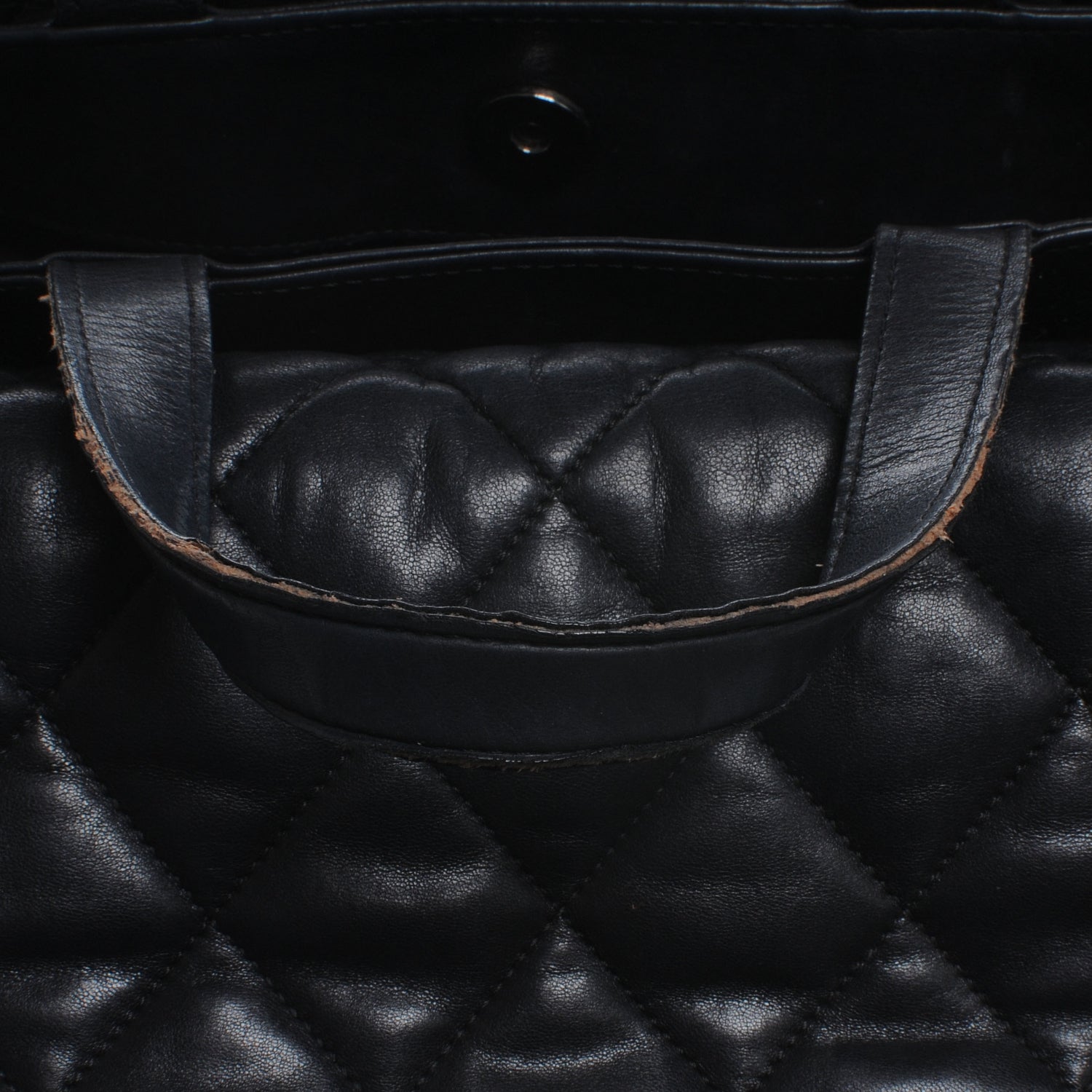 Chanel Lambskin Quilted Chanel 3 Maxi Tote Black 5 of 8