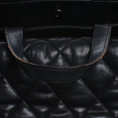 Chanel Lambskin Quilted Chanel 3 Maxi Tote Black 5 of 8