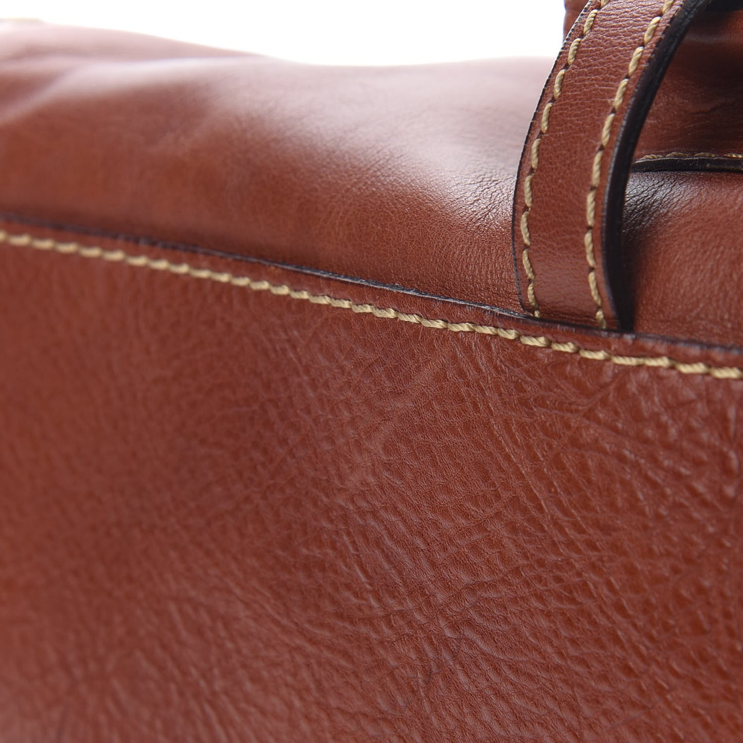 Calfskin Edith Satchel Ecureil Brown