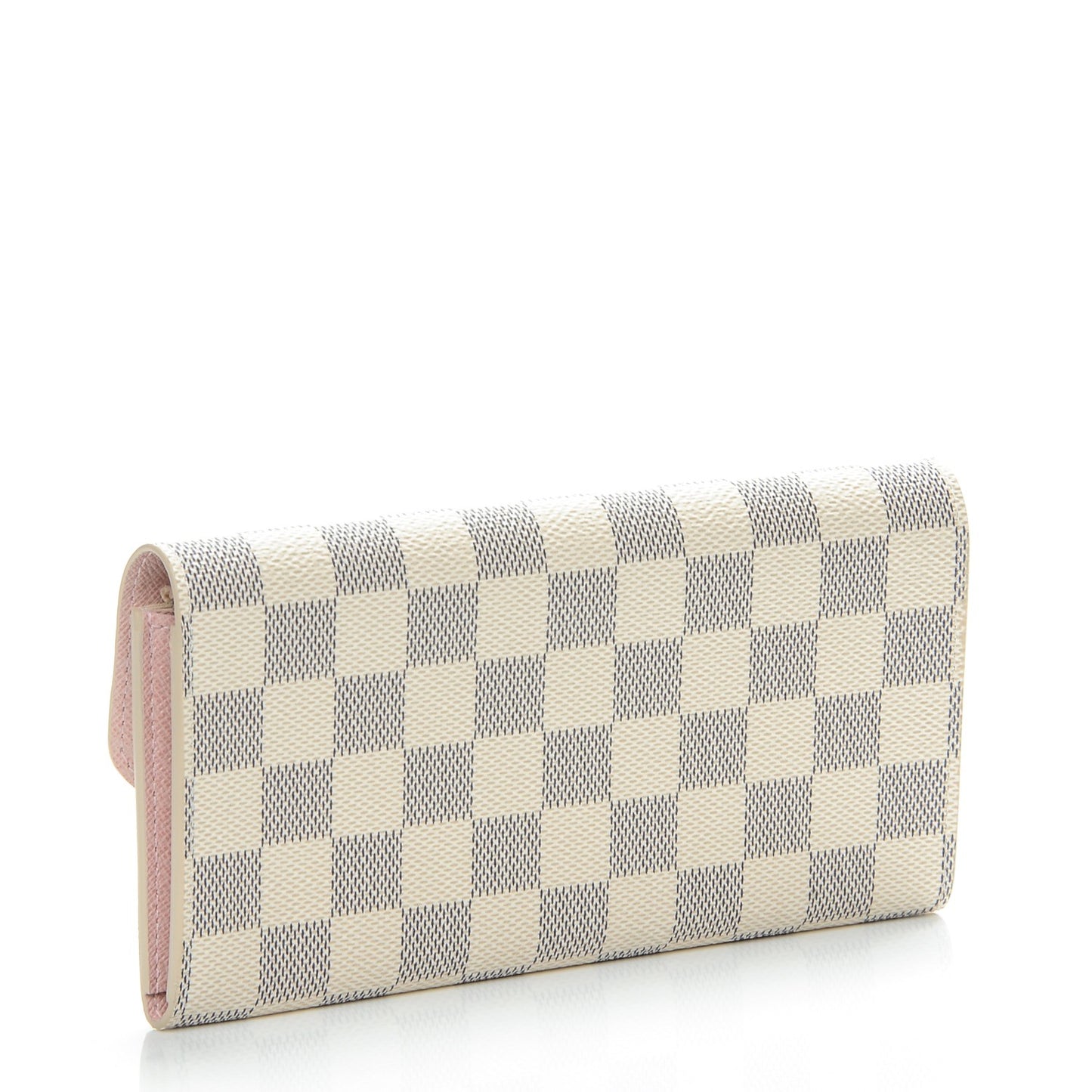 Damier Azur Emilie Wallet Rose Ballerine