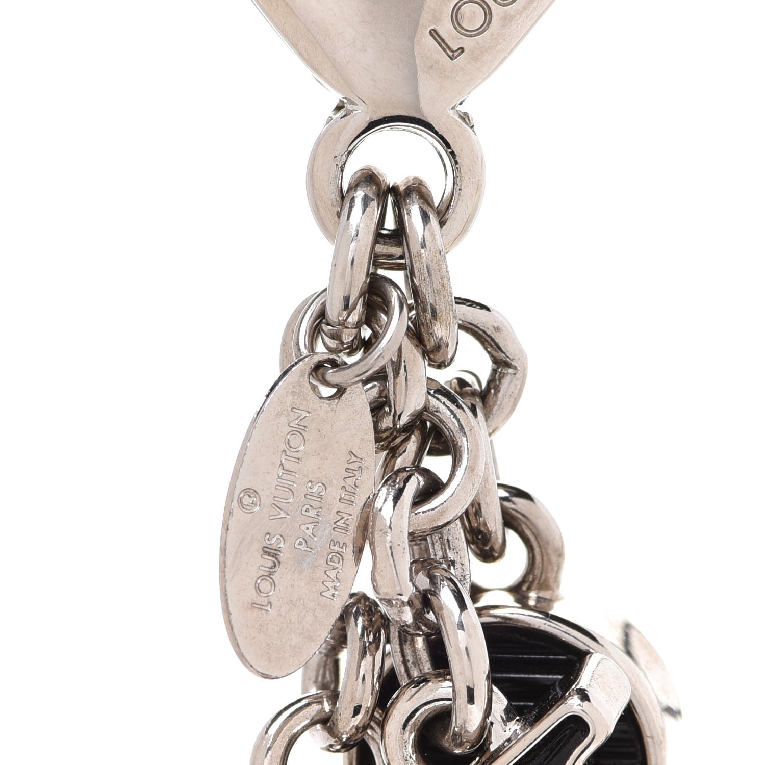 Louis Vuitton Electric Epi Fleur d'Epi Bag Charm Black 4 of 5