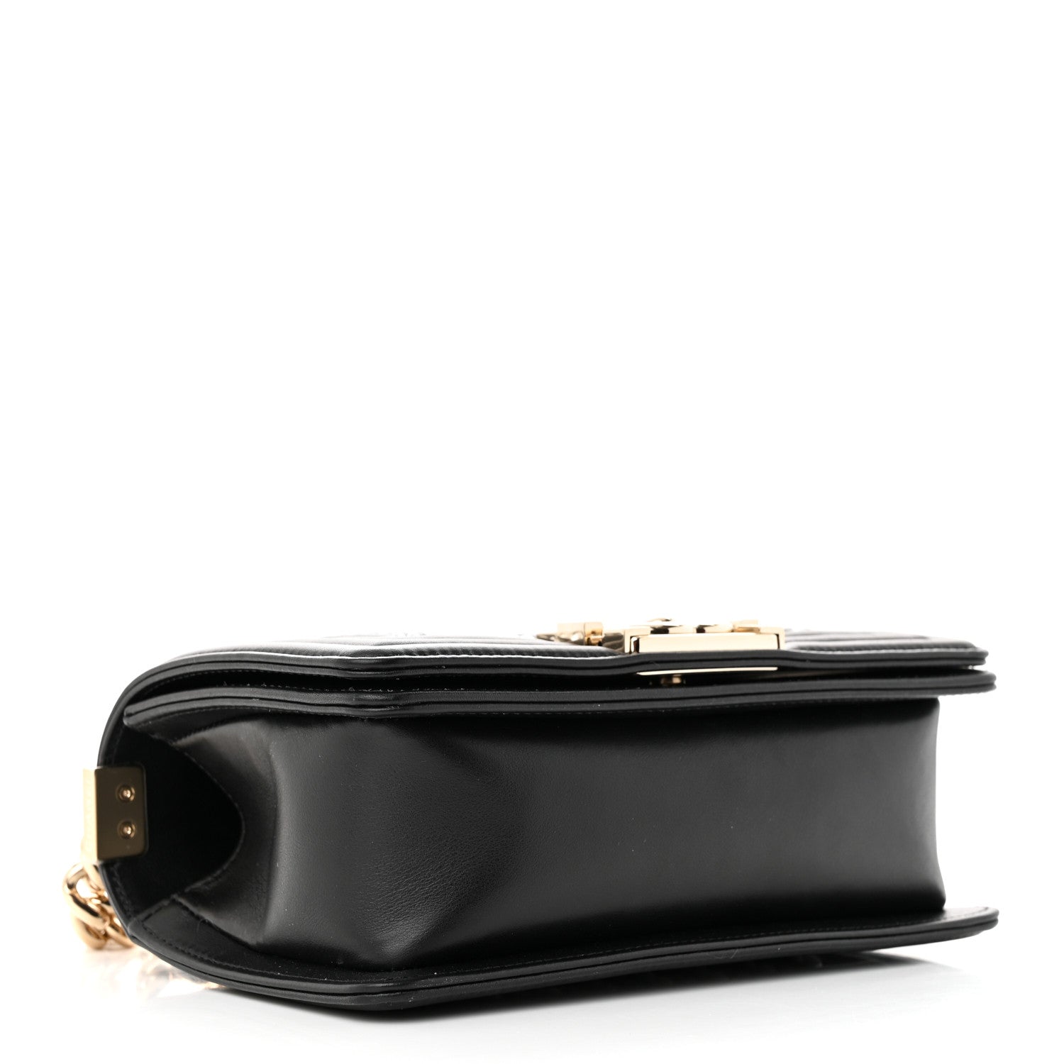 Chanel Calfskin Pearl Smal Chanel Pearls Boy Flap Black 4 of 12