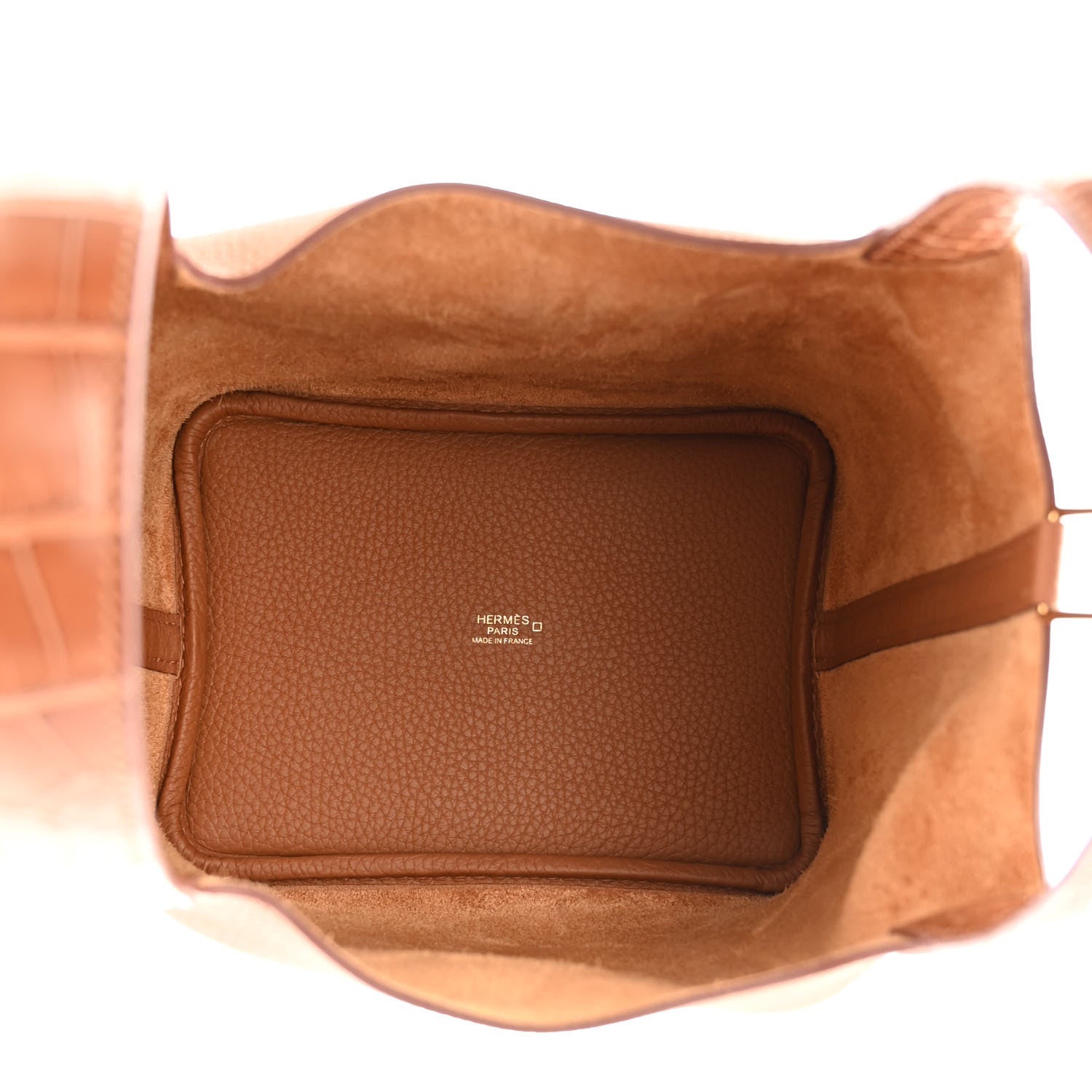 Hermes Taurillon Clemence Matte Alligator Picotin Lock Touch 18 PM Gold 5 of 11