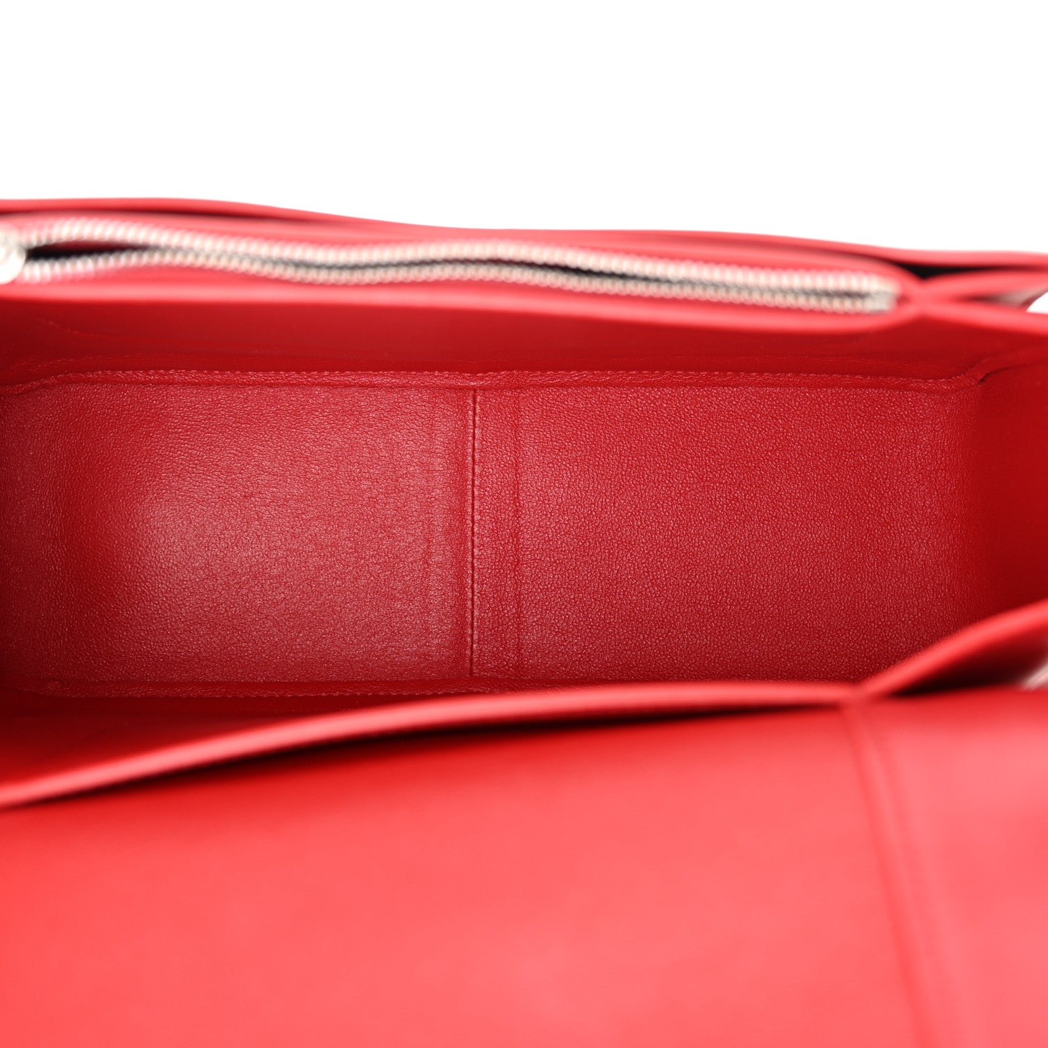 Celine Shiny Smooth Calfskin Medium Frame Shoulder Bag Poppy Red Clay 6 of 17