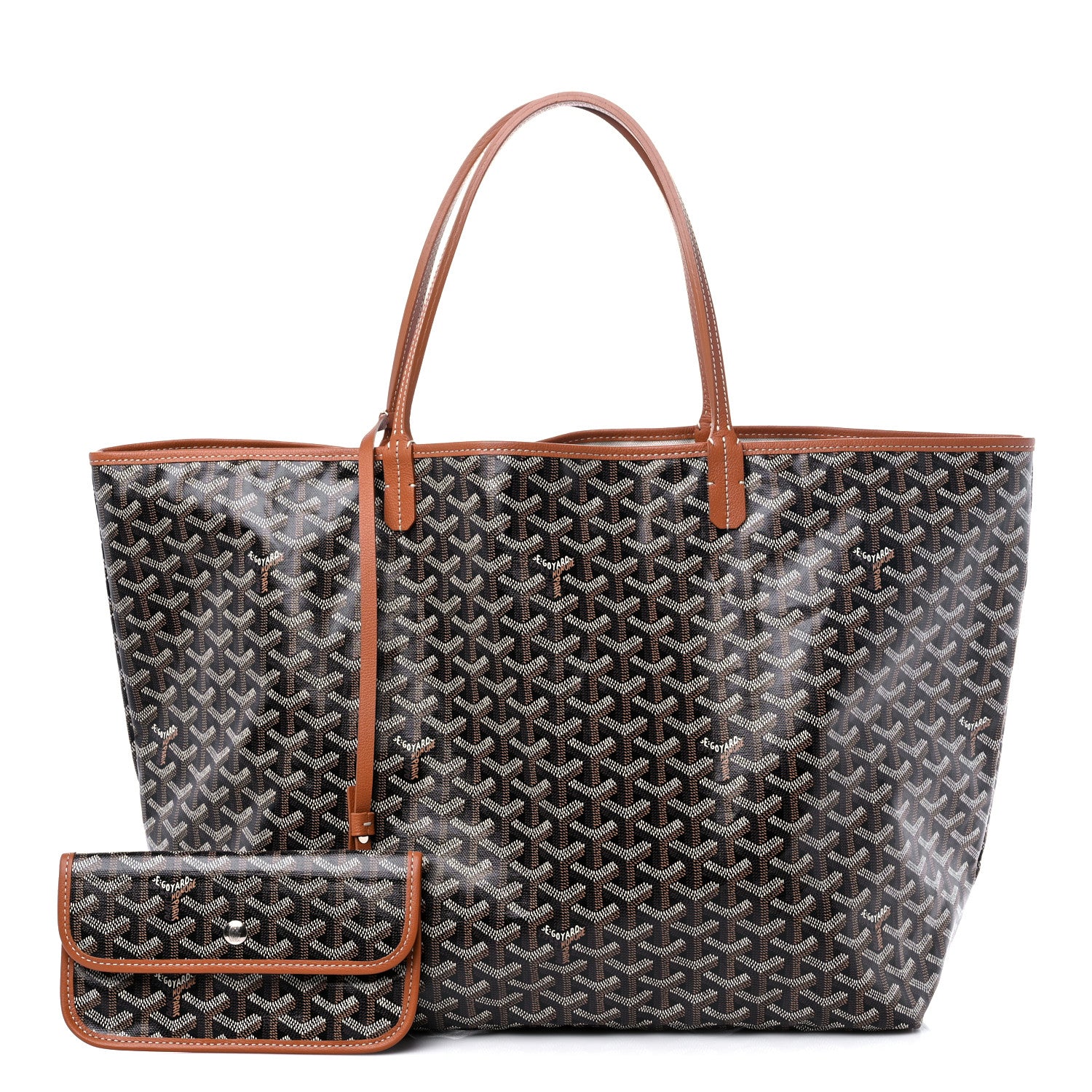Goyard Goyardine Saint Louis GM Black Gold 1 of 9