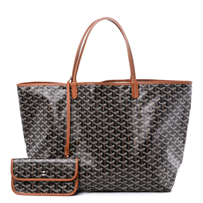 Goyard Goyardine Saint Louis GM Black Gold 1 of 9