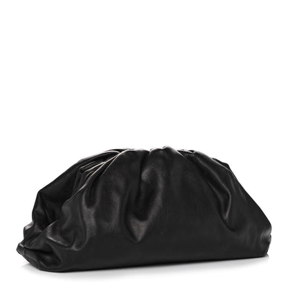 Bottega Veneta Smooth Butter Calf The Pouch Oversized Clutch Black 3 of 13