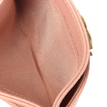Chanel Iridescent Caviar Quilted Boy Card Holder Light Pink 5 of 8