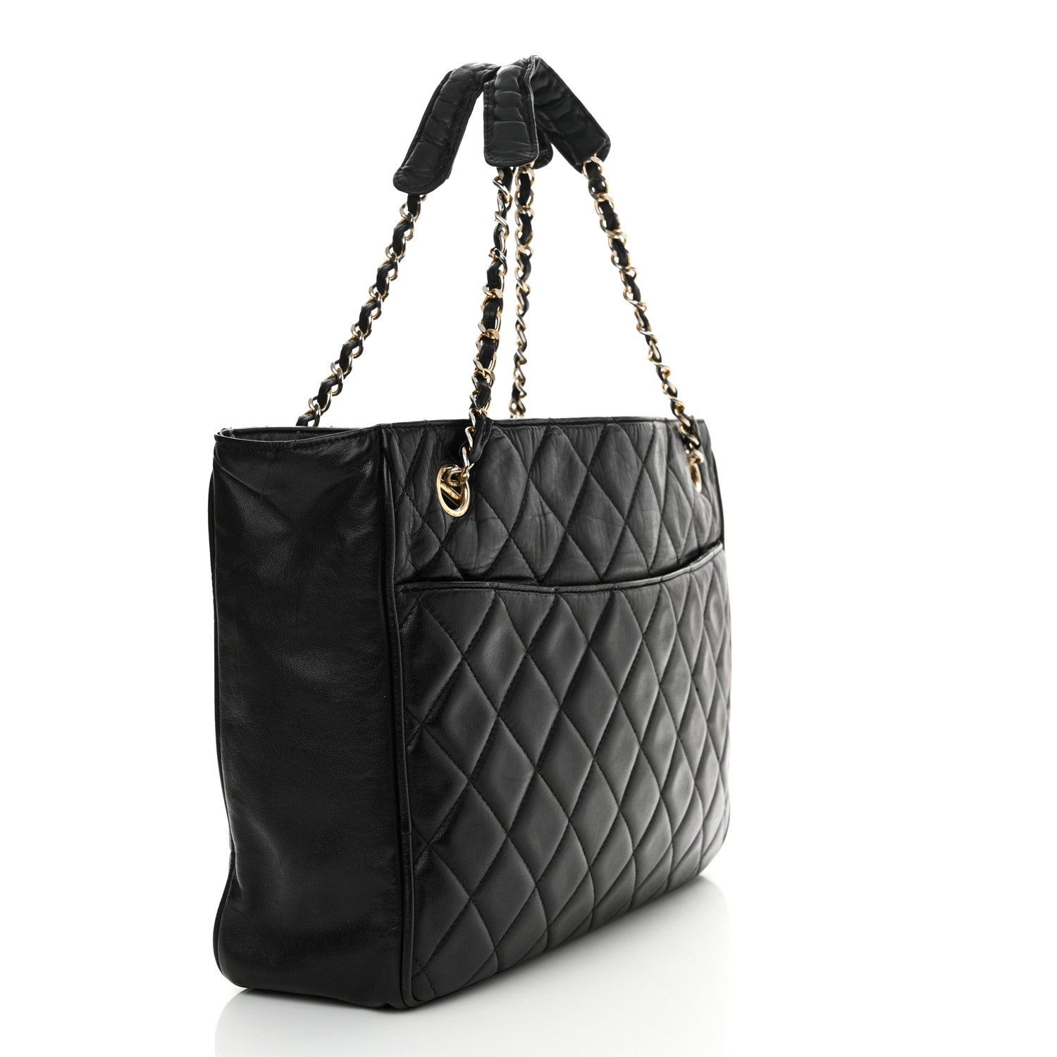 Chanel Lambskin Quilted Shoulder Bag Black 3 of 18