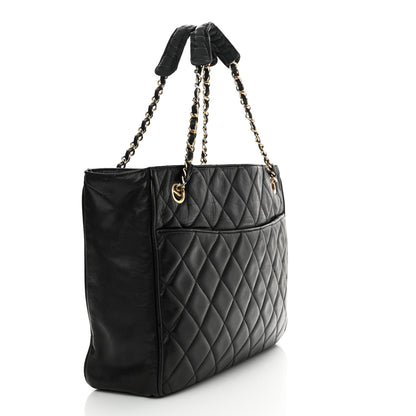 Chanel Lambskin Quilted Shoulder Bag Black 3 of 18