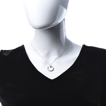 Cartier 18K White Gold Diamond Juste Un Clou Necklace 2 of 5