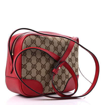 Gucci Monogram Mini Bree Messenger Bag Red 3 of 9
