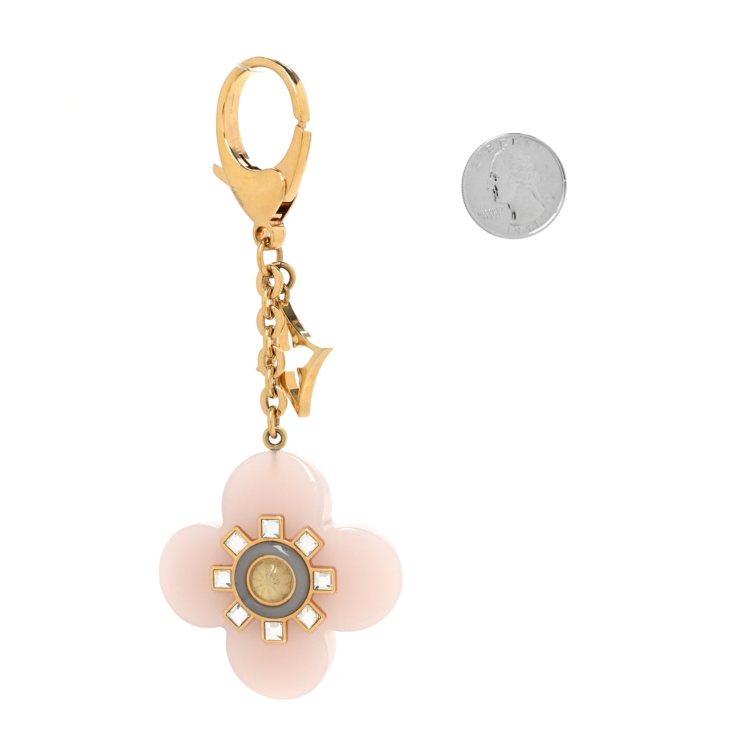 Louis Vuitton Fleur d'Etoile Bag Charm Rose 2 of 3