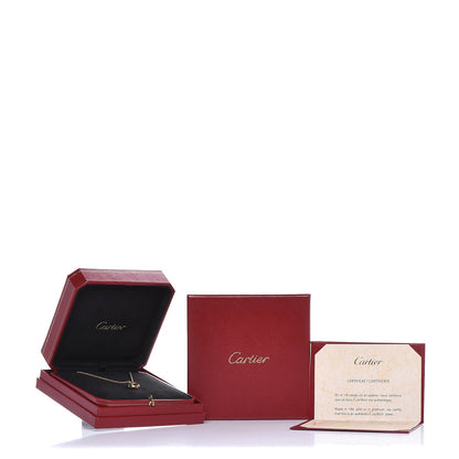 Cartier 18K Pink Yellow White Gold Trinity Pendant Necklace 9 of 9