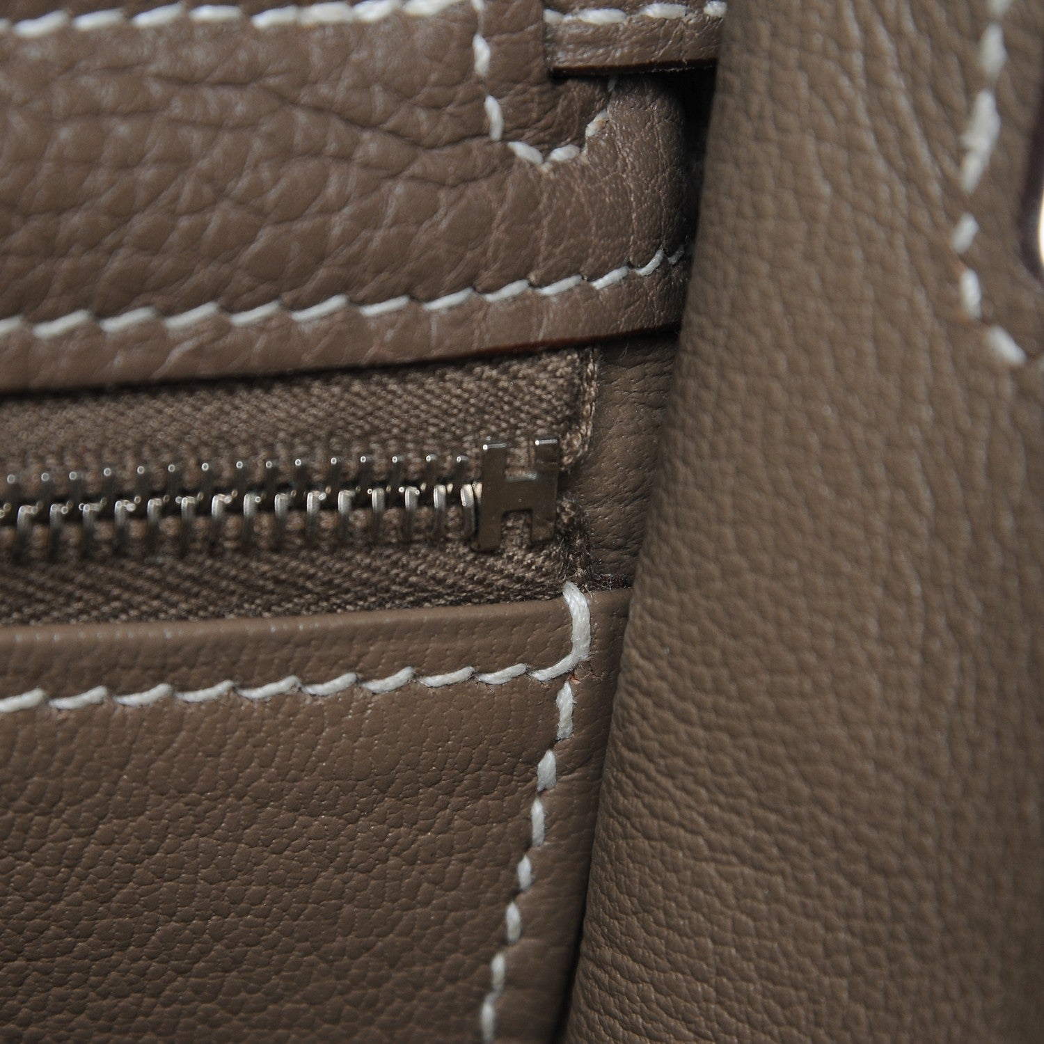 Hermes Togo Kelly Retourne 32 Etoupe 22 of 27