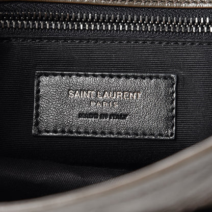 Saint Laurent Crinkled Calfskin Matelasse Monogram Medium Niki Chain Satchel Faggio 7 of 11