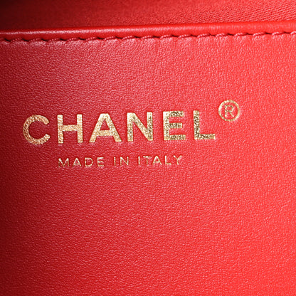 Chanel Caviar Quilted Medium Chanel 25 Handbag Red 6 of 11
