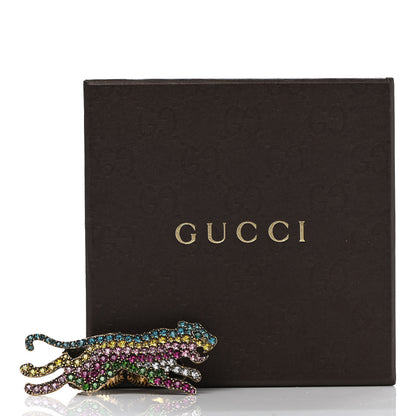 Gucci Crystal Tiger Multi-Finger Ring M Multicolor 8 of 8