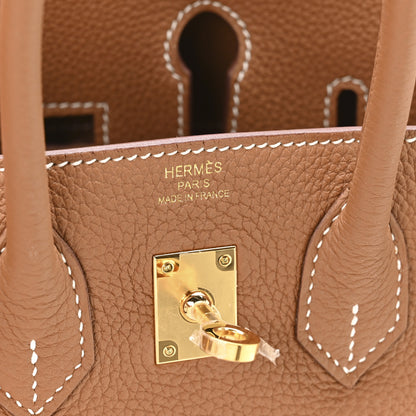 Hermes Togo Birkin 25 Gold 6 of 11