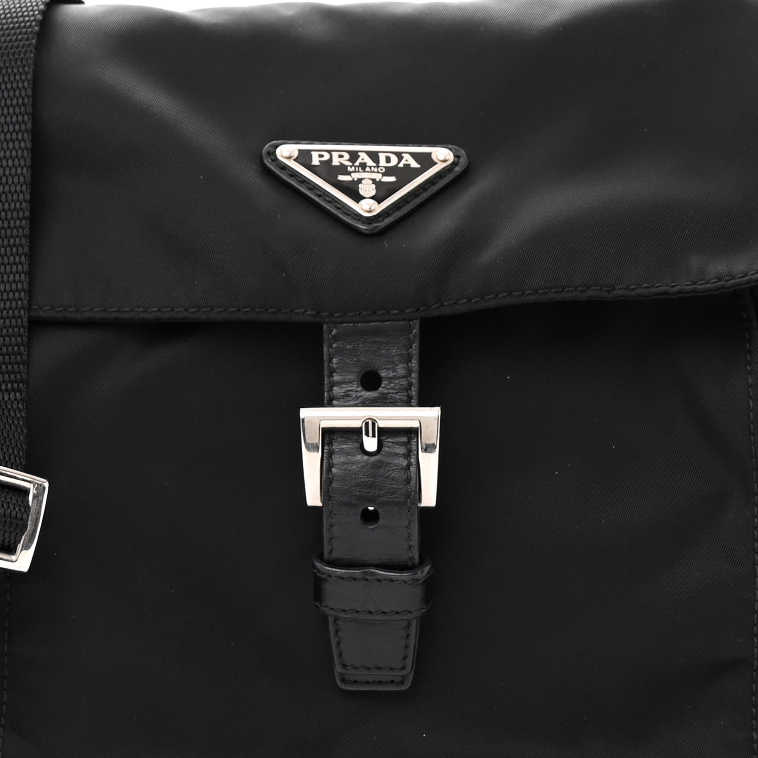 Prada Nylon Vela Messenger Black 8 of 14
