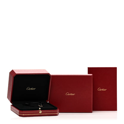 Cartier 18k Pink Yellow White Gold Trinity Adjustable Cord Bracelet Black 4 of 4