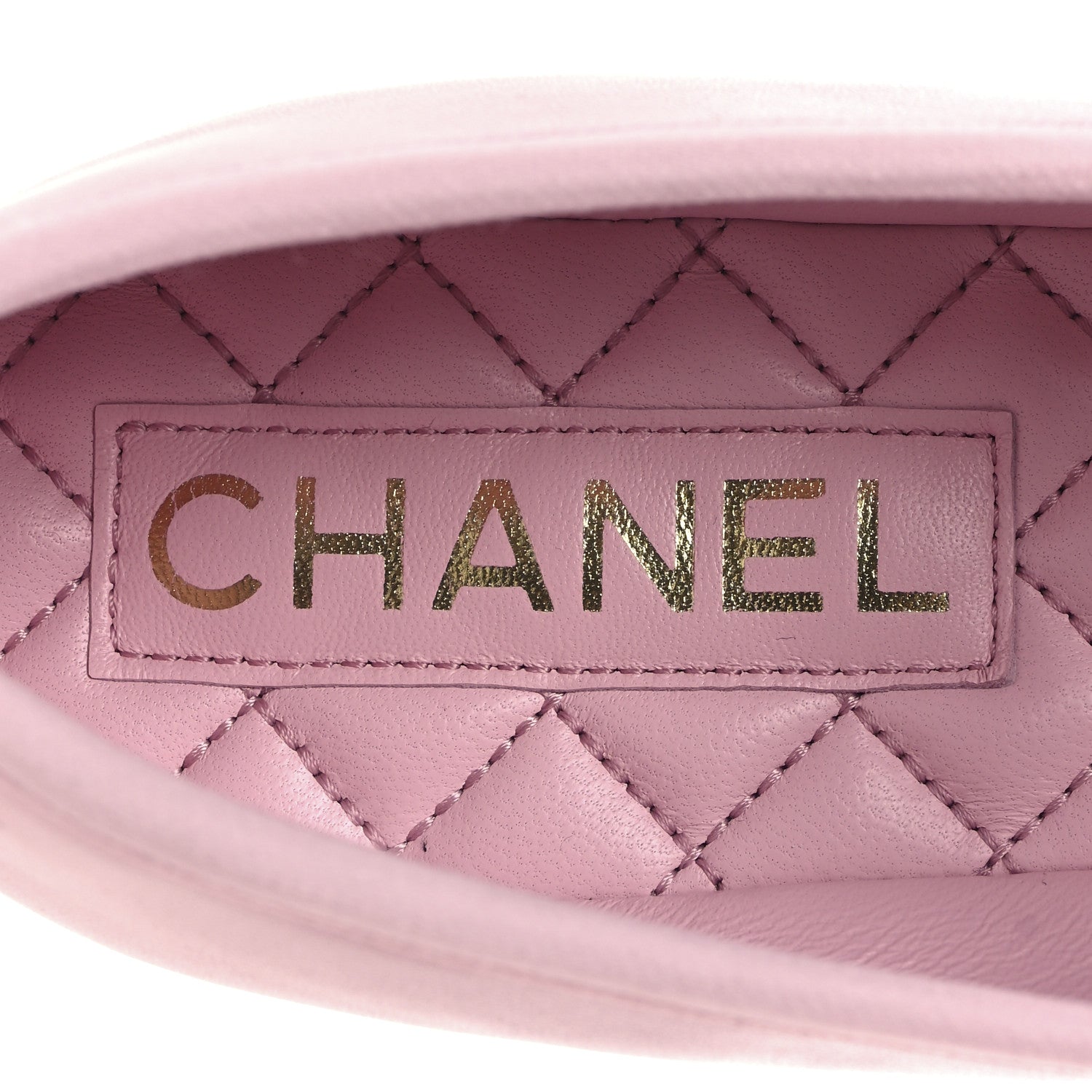Chanel Lambskin Mary Jane Flats 36 Light Pink 9 of 10