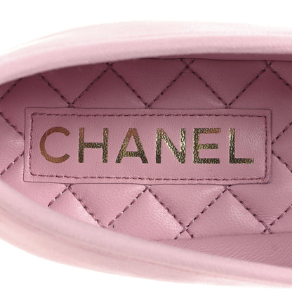 Chanel Lambskin Mary Jane Flats 36 Light Pink 9 of 10