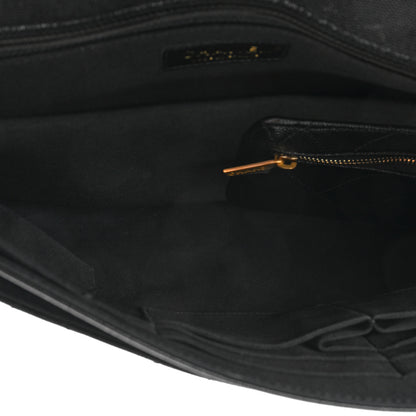 Chanel Caviar Quilted Carry Me Top Handle Flap Black 5 of 14