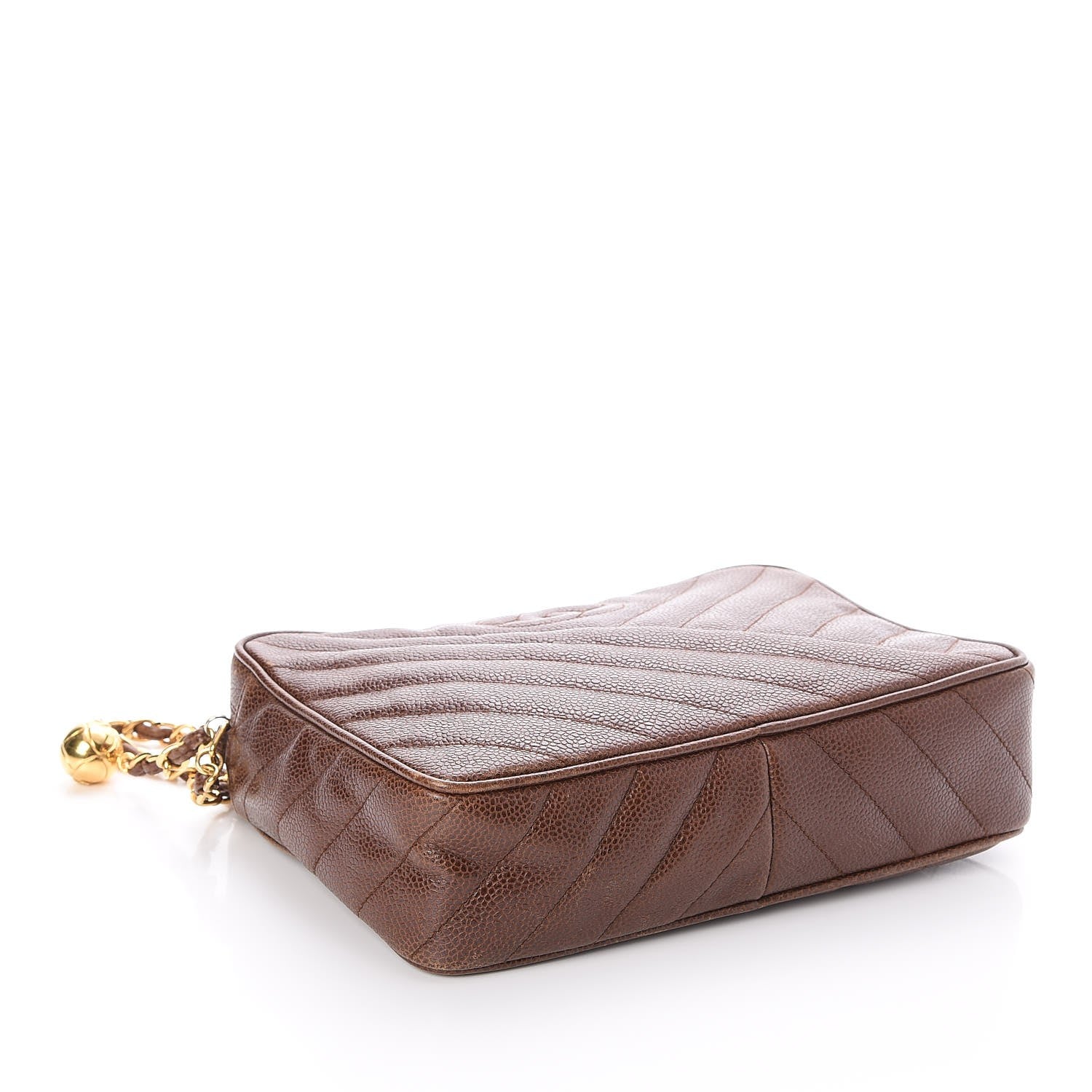 Chanel Caviar Camera Case Brown 4 of 10