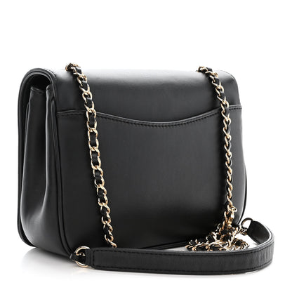 Chanel Lambskin CC Mania Flap Bag Black 3 of 10