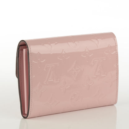 Louis Vuitton Vernis Sarah Compact Wallet Rose Ballerine 3 of 7