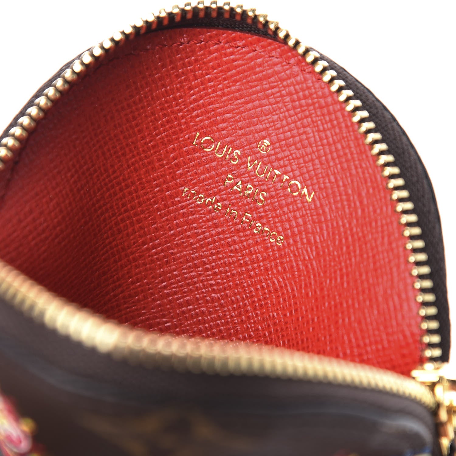 Louis Vuitton Monogram 2020 Christmas Animation Bumper Cars Round Coin Purse Coquelicot 6 of 8