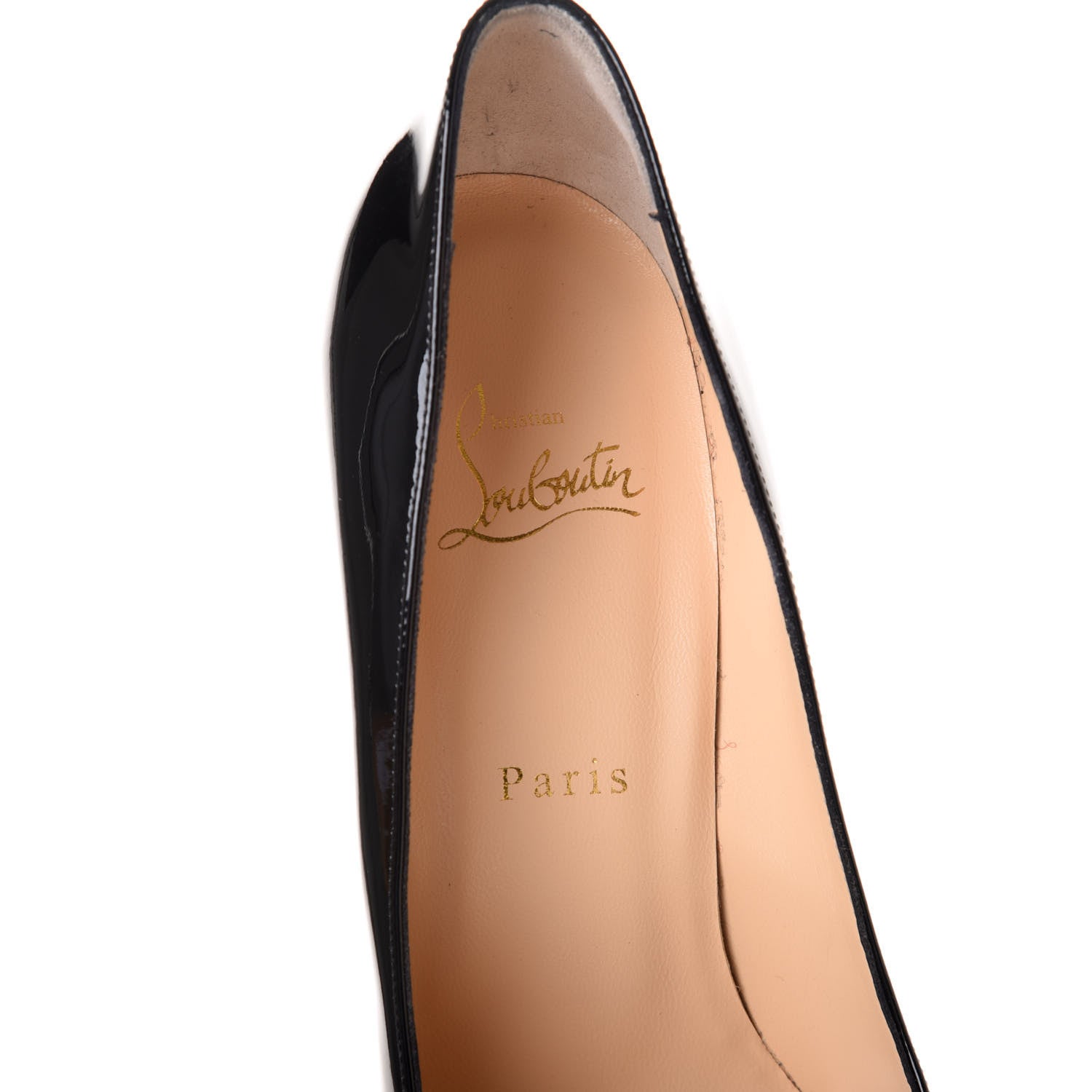 Christian Louboutin Patent Bianca 140 Pumps 39 Black 8 of 9