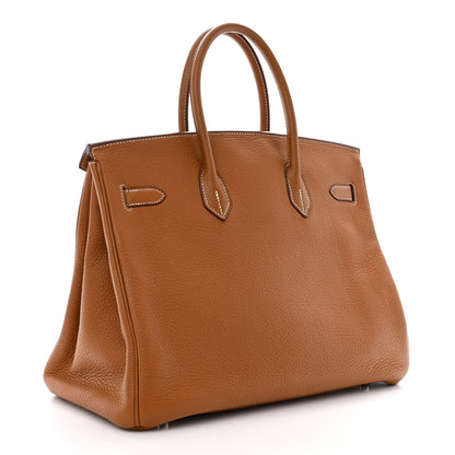 Hermes Togo Birkin 35 Gold 3 of 10