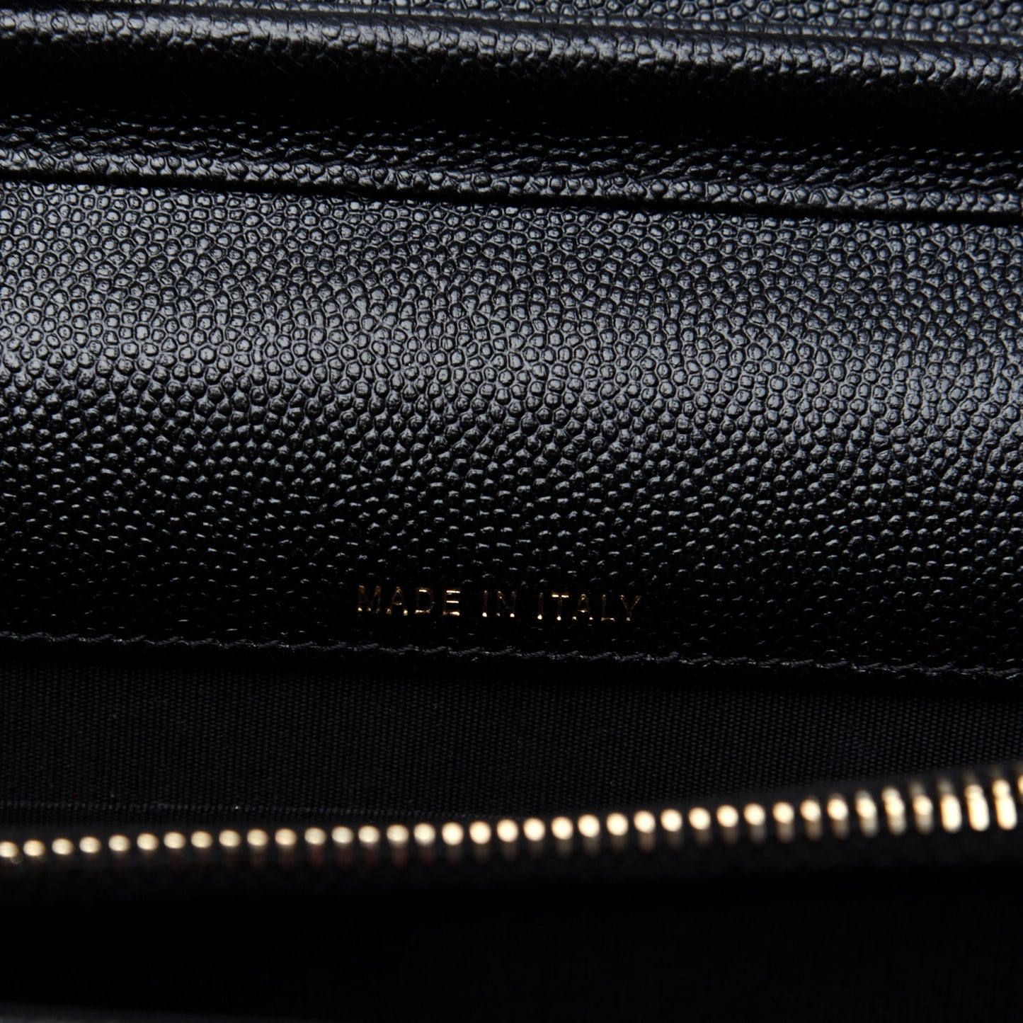 Caviar Quilted Golden Class Wallet On Chain WOC Black