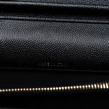 Chanel Caviar Quilted Golden Class Wallet On Chain WOC Black 9 of 14