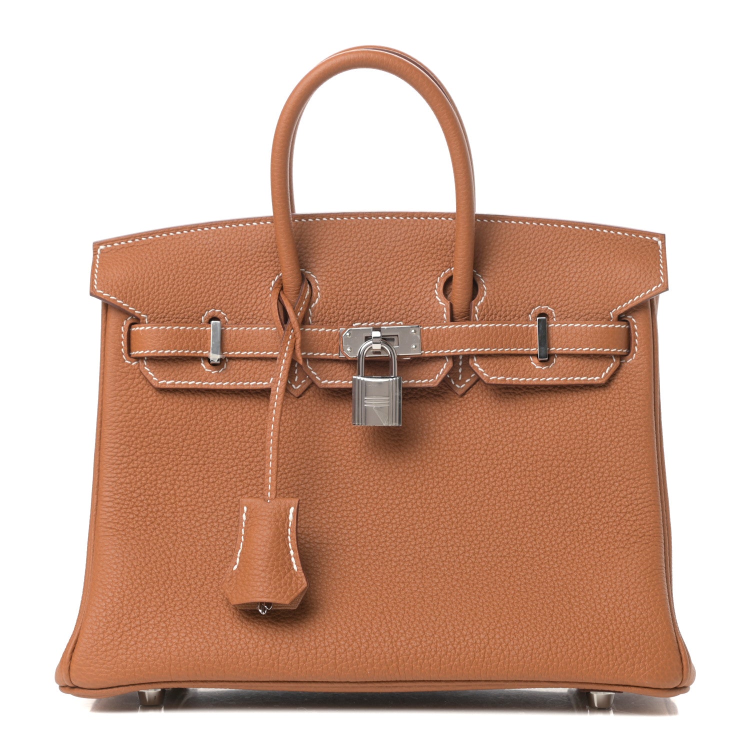 Hermes Togo Birkin 25 Gold 1 of 11