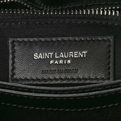 Saint Laurent Cotton Bandana Y Quilted Monogram Toy Loulou Crossbody Bag Red 7 of 11