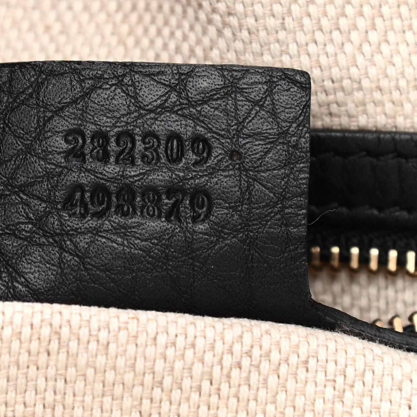Pebbled Calfskin Medium Soho Shoulder Bag Black