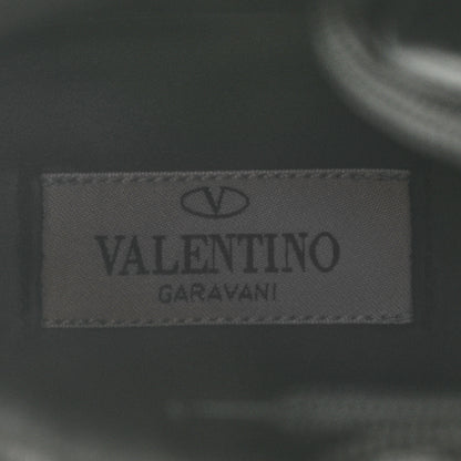 Valentino Garavani Calfskin Rockstud Studded Combat Boots 37 Black 7 of 8