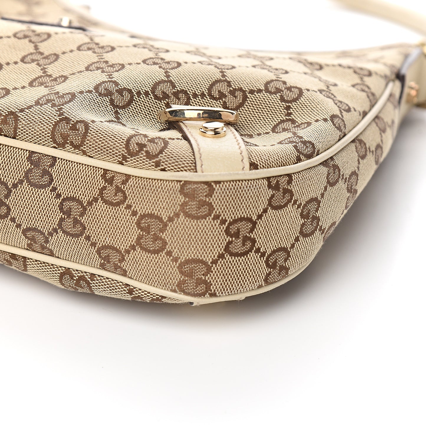 Monogram Medium Abbey D Ring Hobo Off White