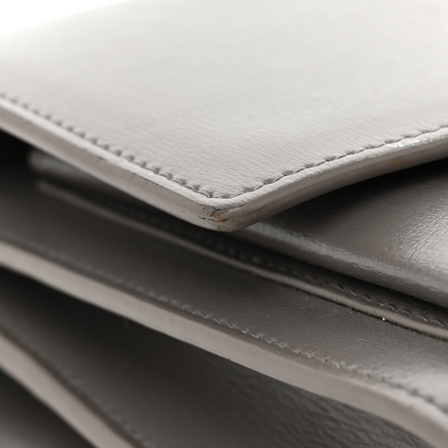 Calfskin Medium Monogram Sunset Fog