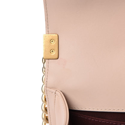 Chanel Caviar Calfskin Chevron Medium Boy Flap Light Pink 14 of 16