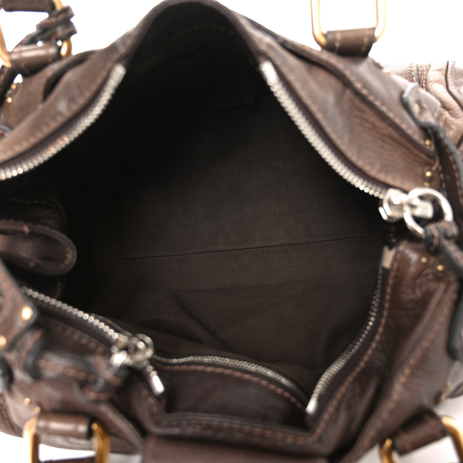 Chloe Calfskin Medium Paddington Satchel Chocolate 5 of 10