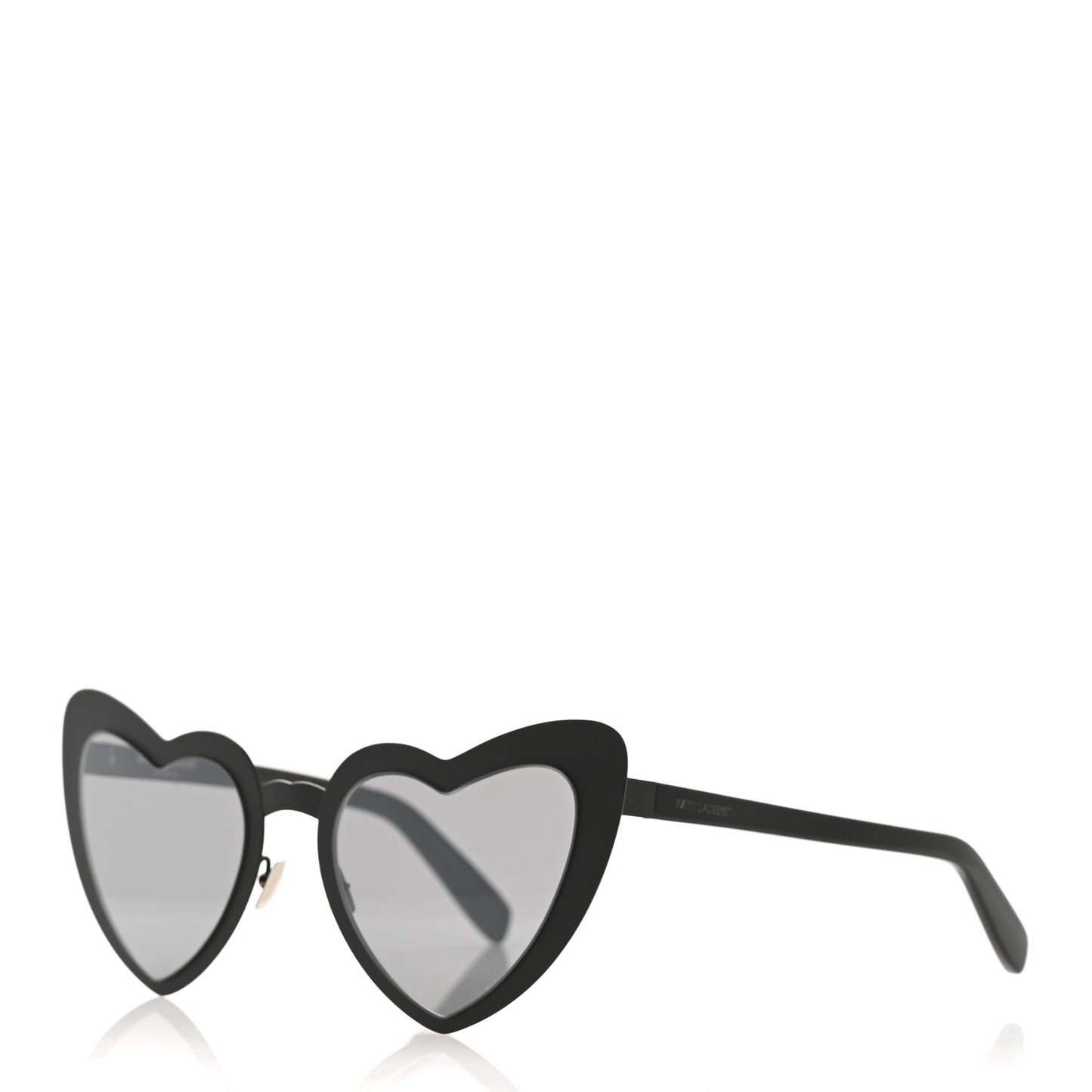 Acetate Heart Frame Loulou SL196 Sunglasses Black
