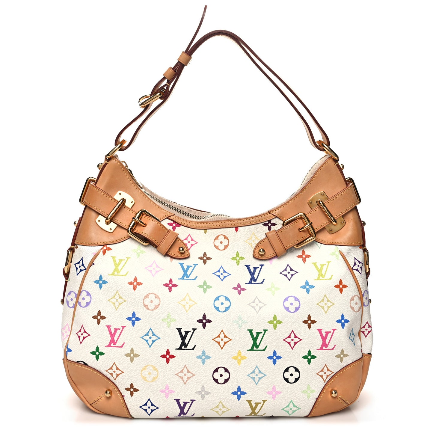 Monogram Multicolor Greta White